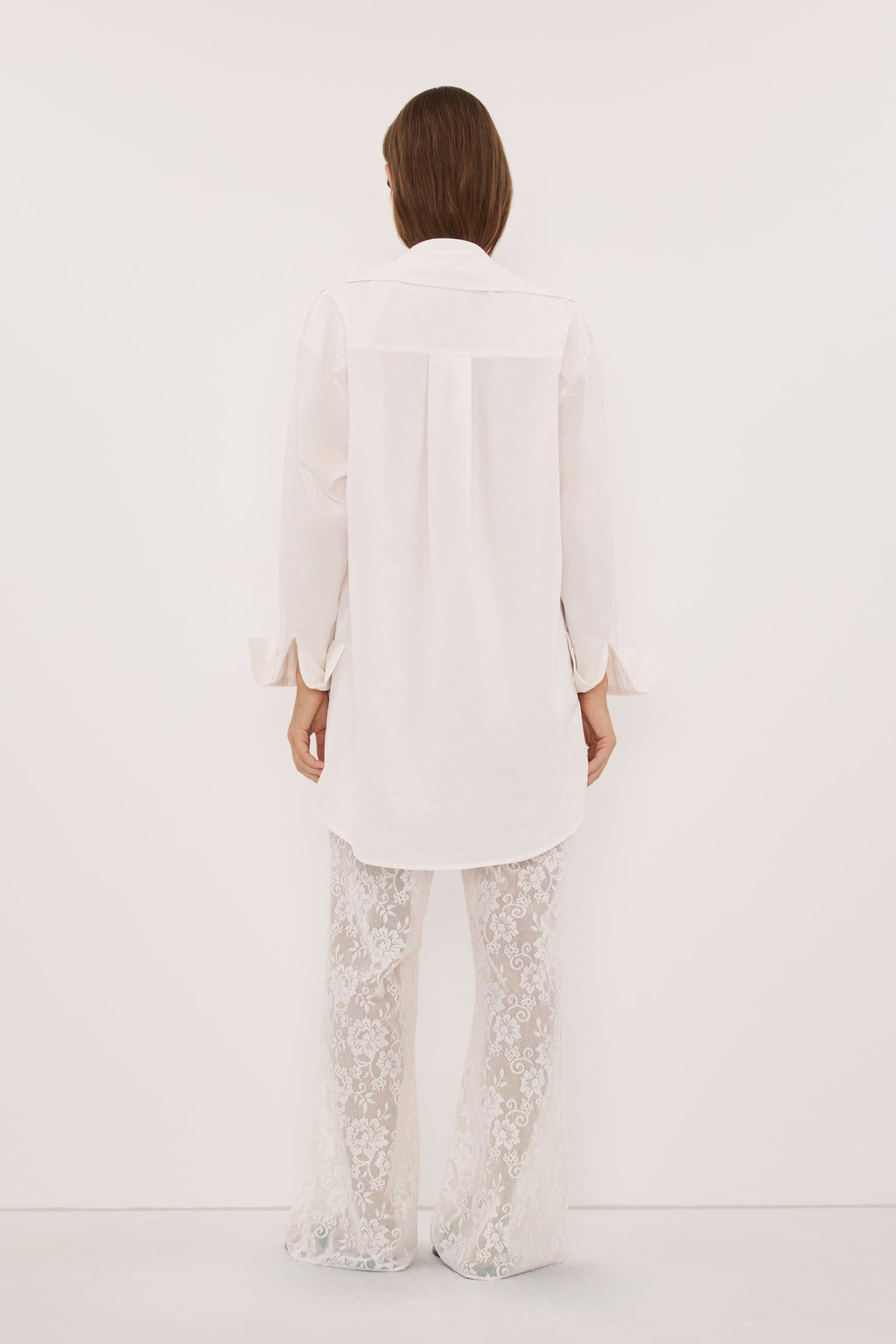 ANYA WHITE LACE PANT