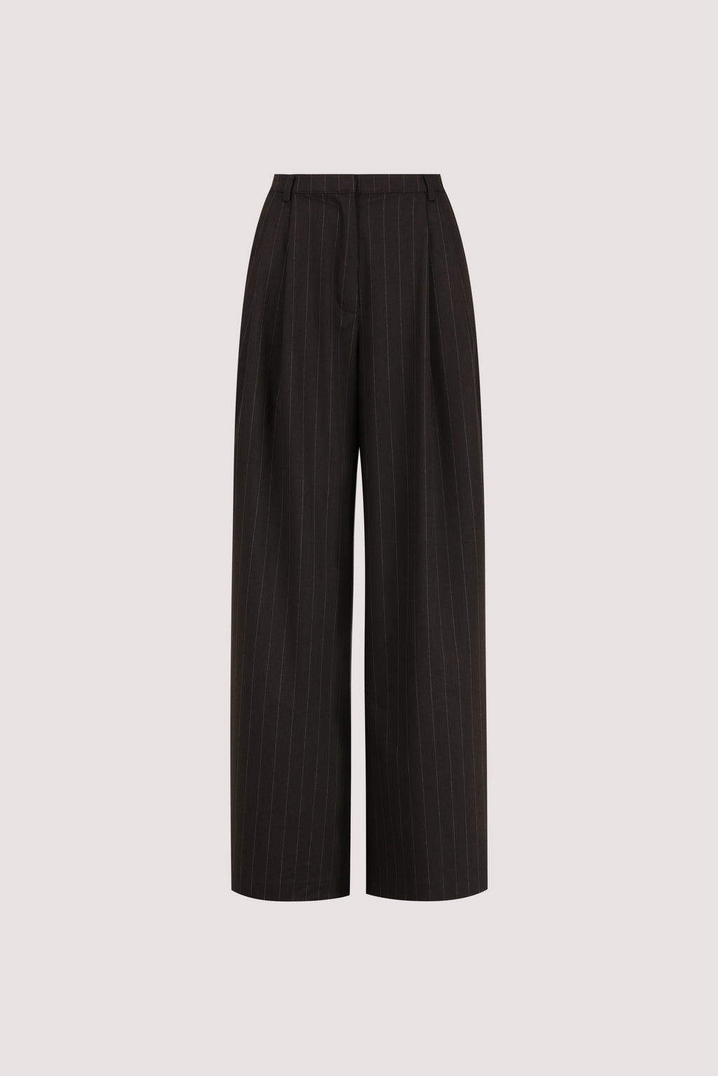 SIAN PEAT CHOC TAILORED WIDE PANT