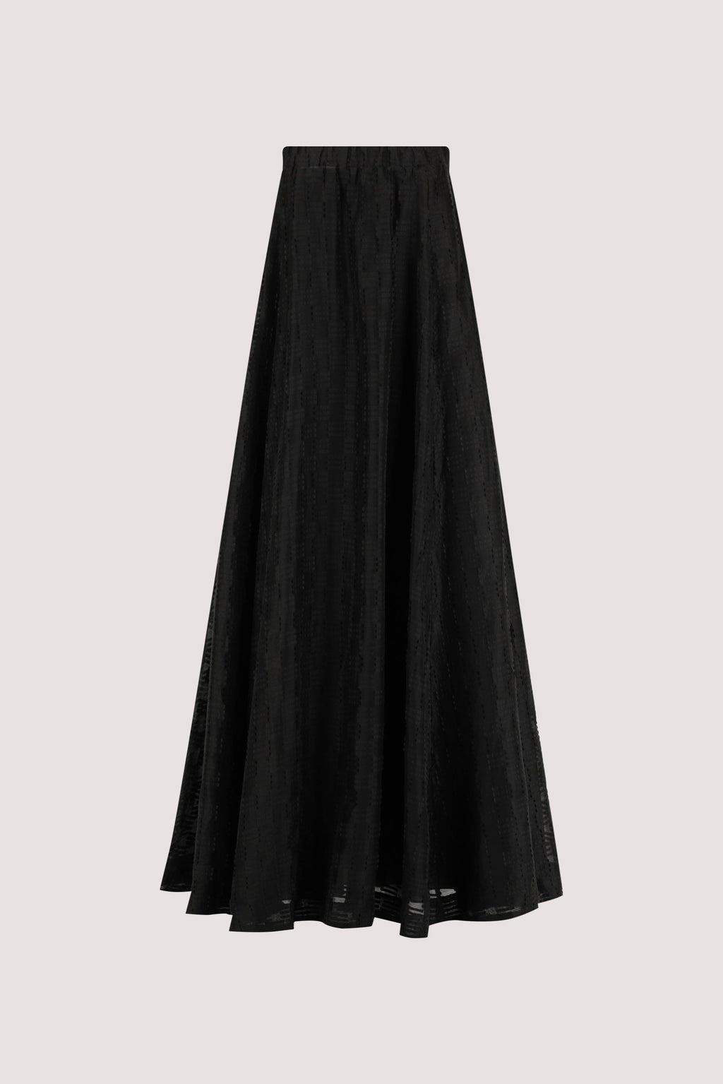 ELBA BLACK SHEER STRAPLESS DRESS