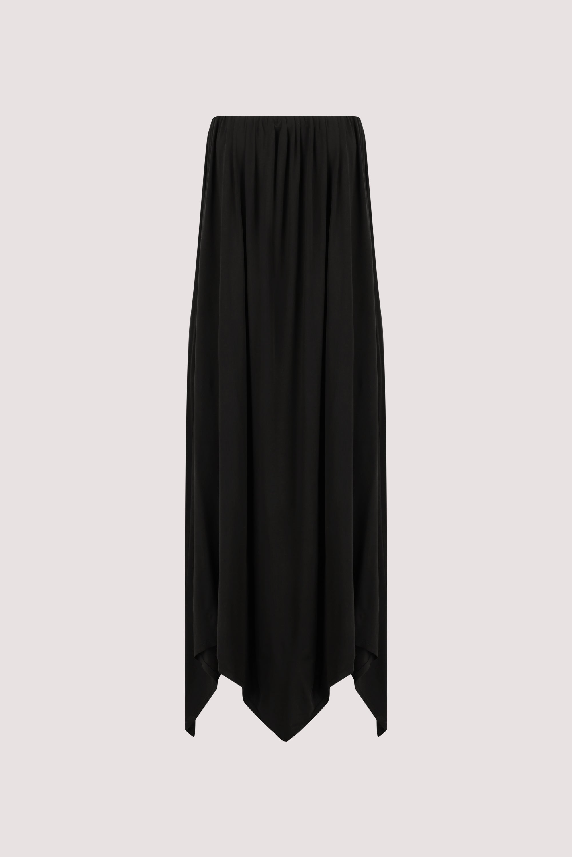 AVA BLACK STRAPELESS MIDI DRESS
