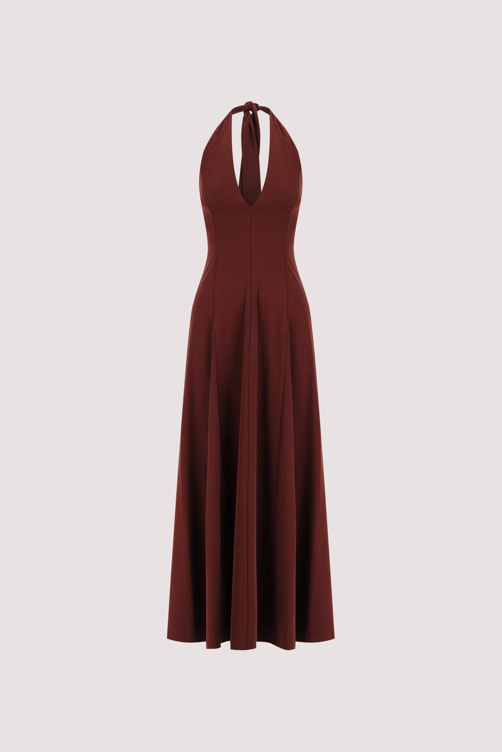 LYNN SAHARA HALTER MIDI DRESS
