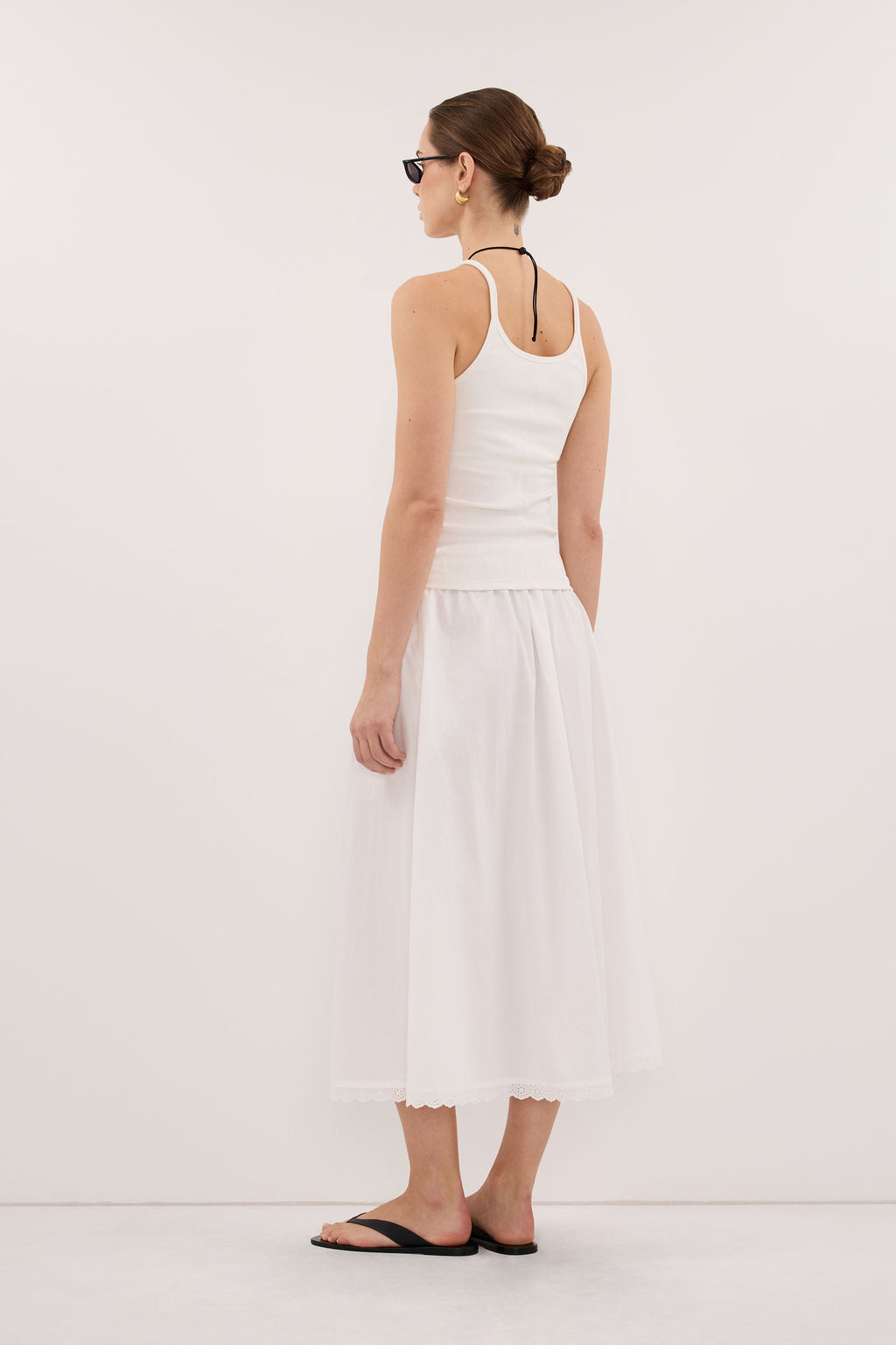 GEORGINA OFF WHITE TANK
