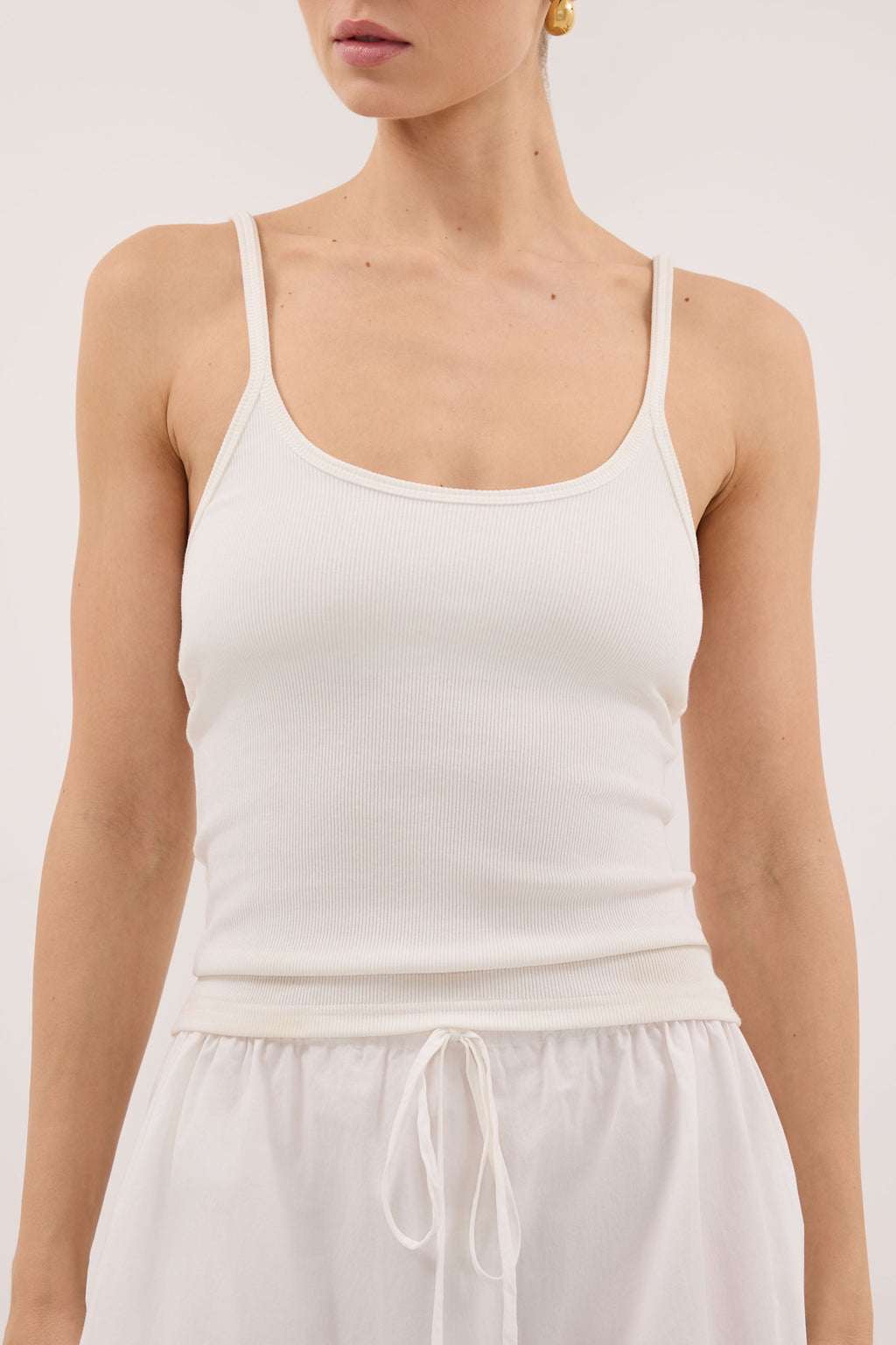 GEORGINA OFF WHITE TANK
