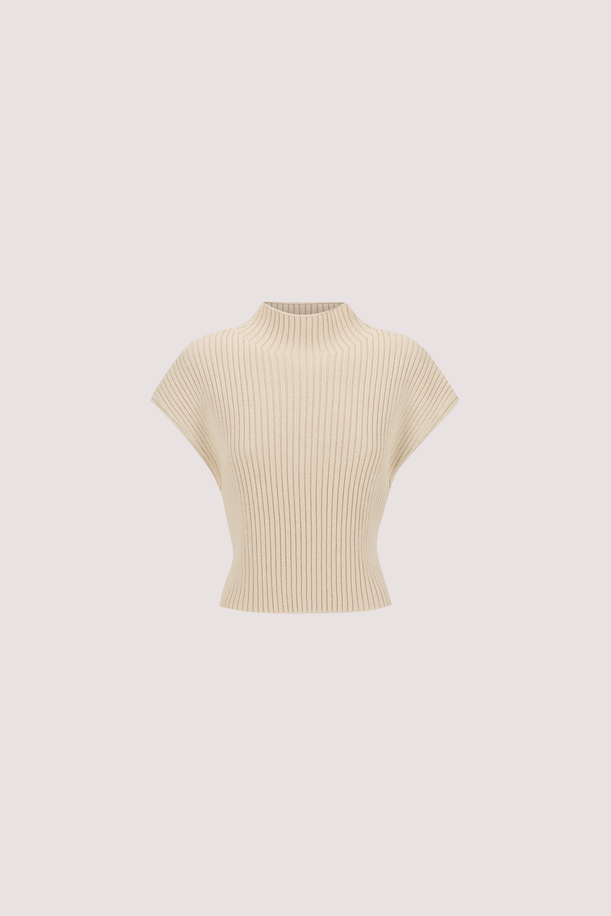 DELLA NATURAL KNIT TOP
