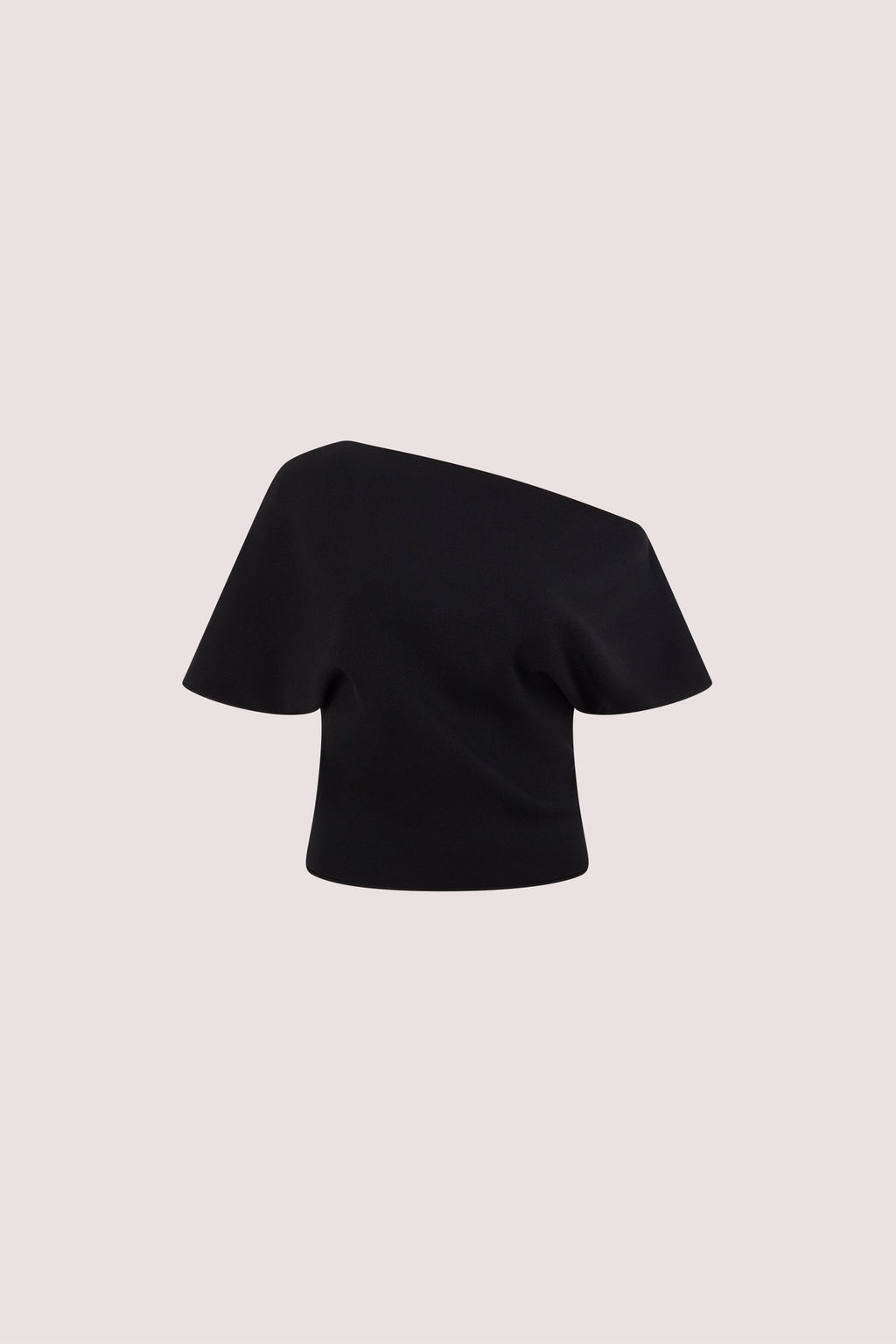 SCARLETT BLACK ASYM KNIT TOP