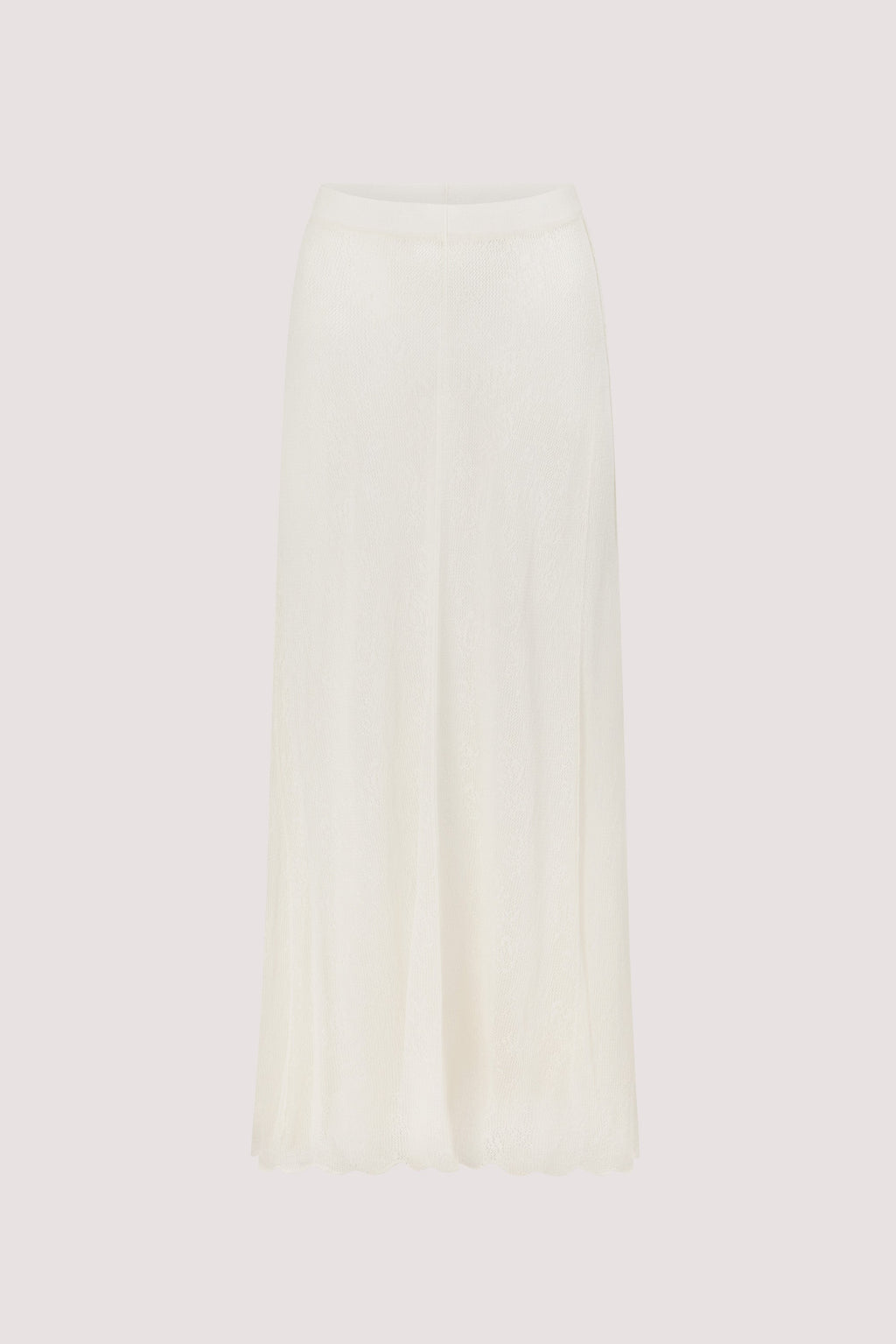 DELIA OFF WHITE LACE MAXI SKIRT