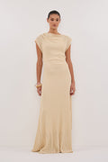BOWIE NATURAL KNIT MAXI DRESS