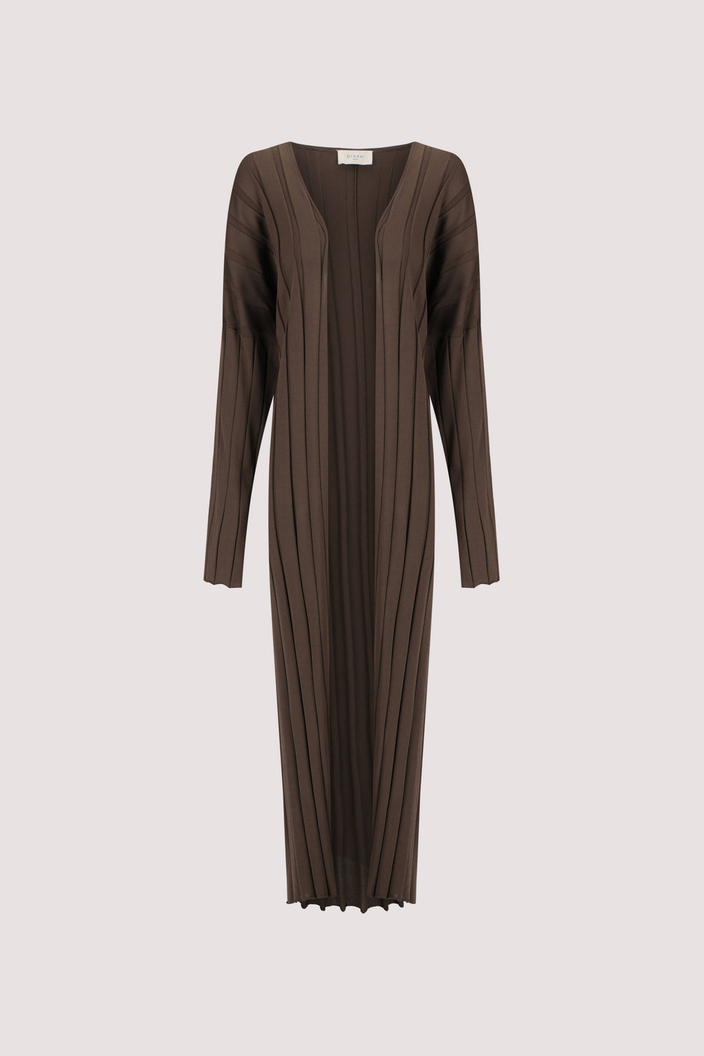 EVE DARK OLIVE KNIT MIDI CARDIGAN