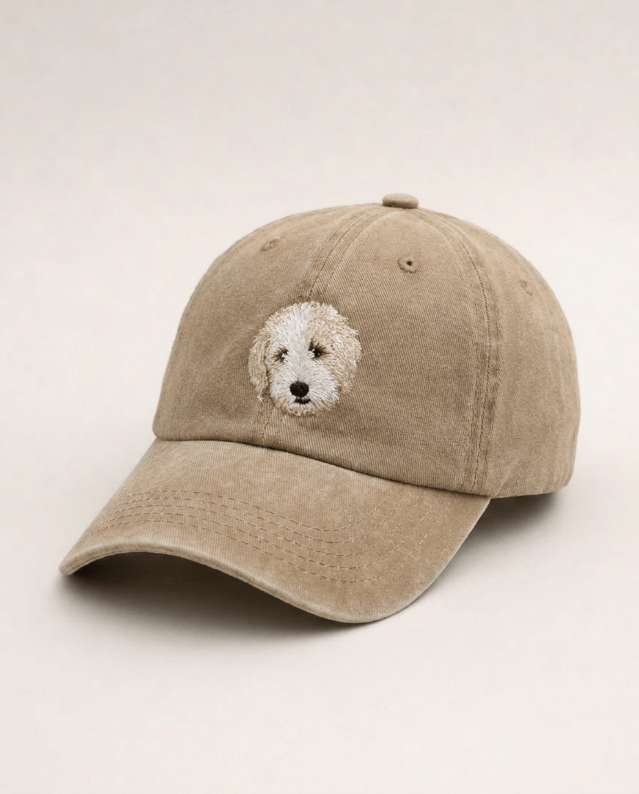 Custom Pet Embroidered Icon Stitch Dad Hat