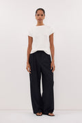 LEO OFF WHITE KNIT TOP