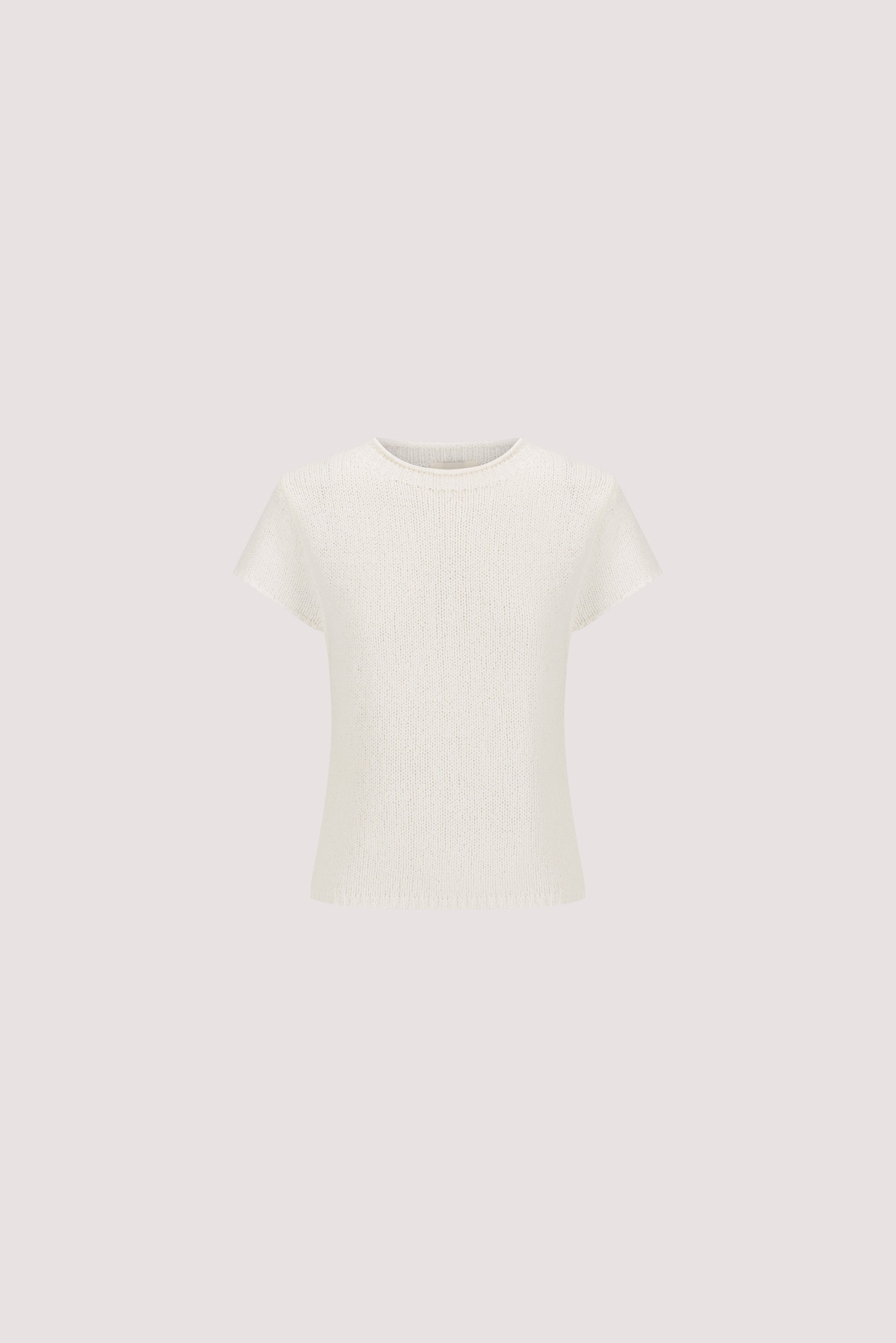 LEO OFF WHITE KNIT TOP