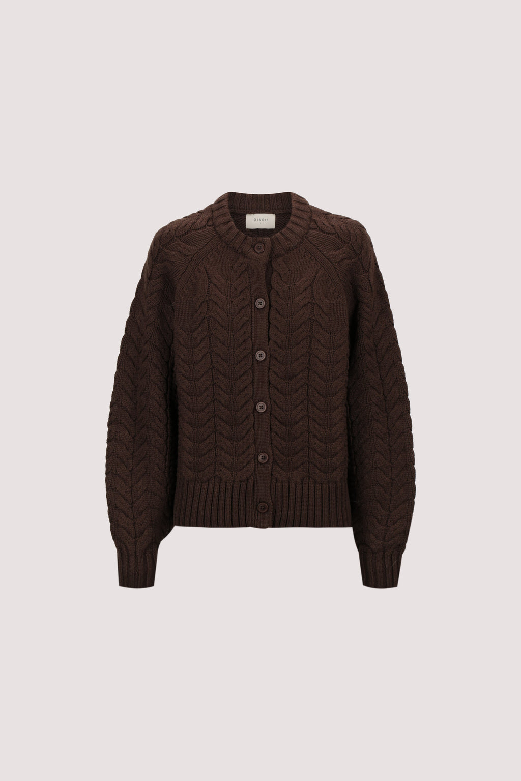 TOM CHOC CABLE KNIT CARDIGAN