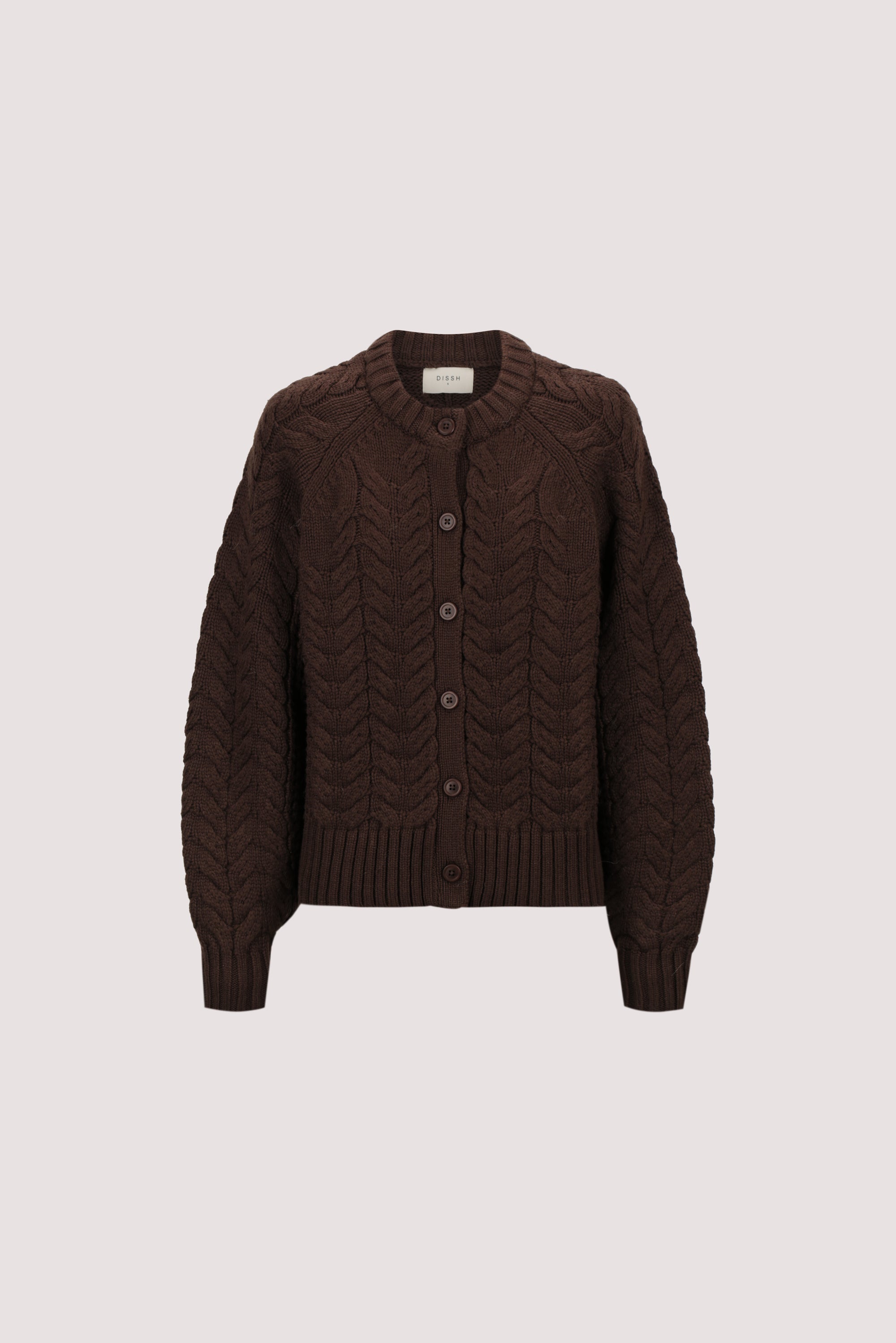 TOM CHOC CABLE KNIT CARDIGAN