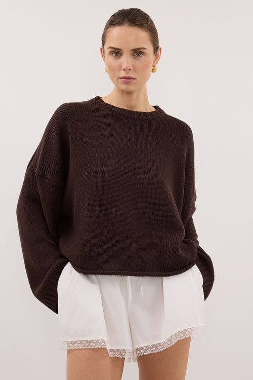 BAY CHOC KNIT JUMPER