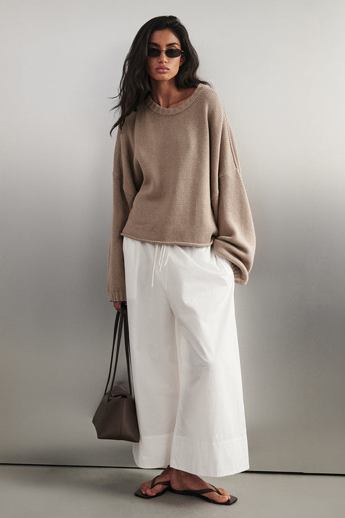 BAY TAUPE KNIT JUMPER