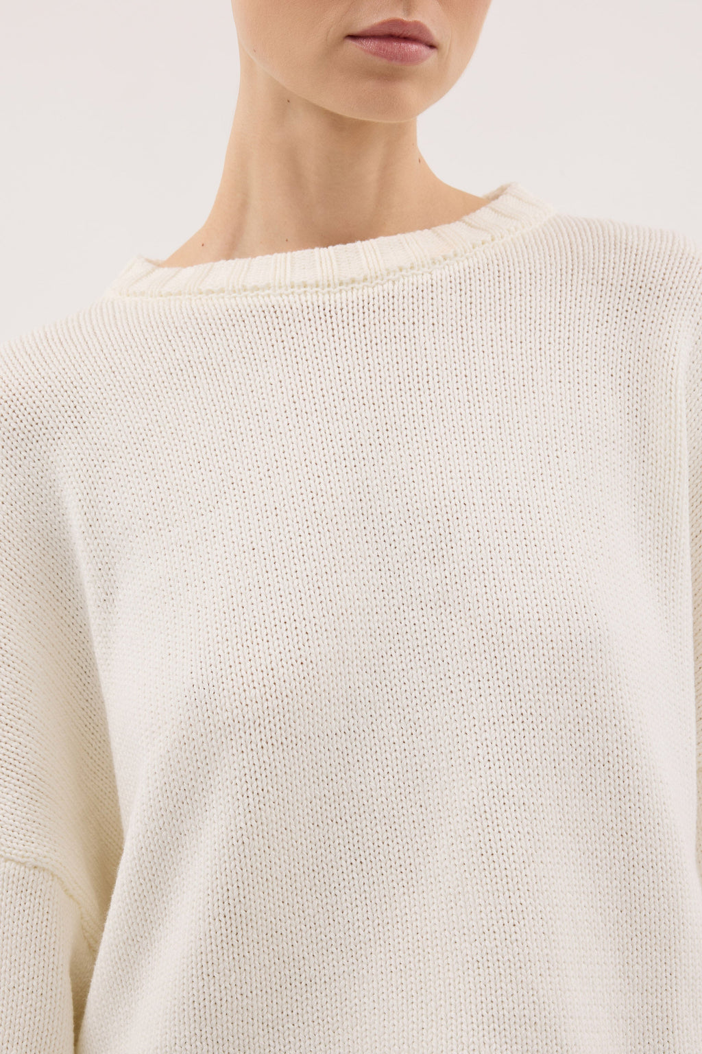 BAY IVORY KNIT JUMPER