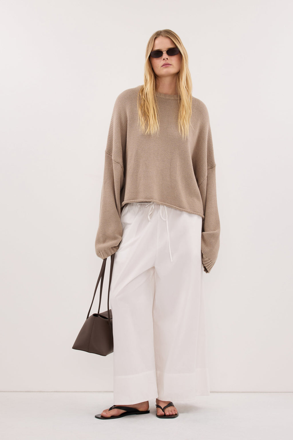 BAY TAUPE KNIT JUMPER