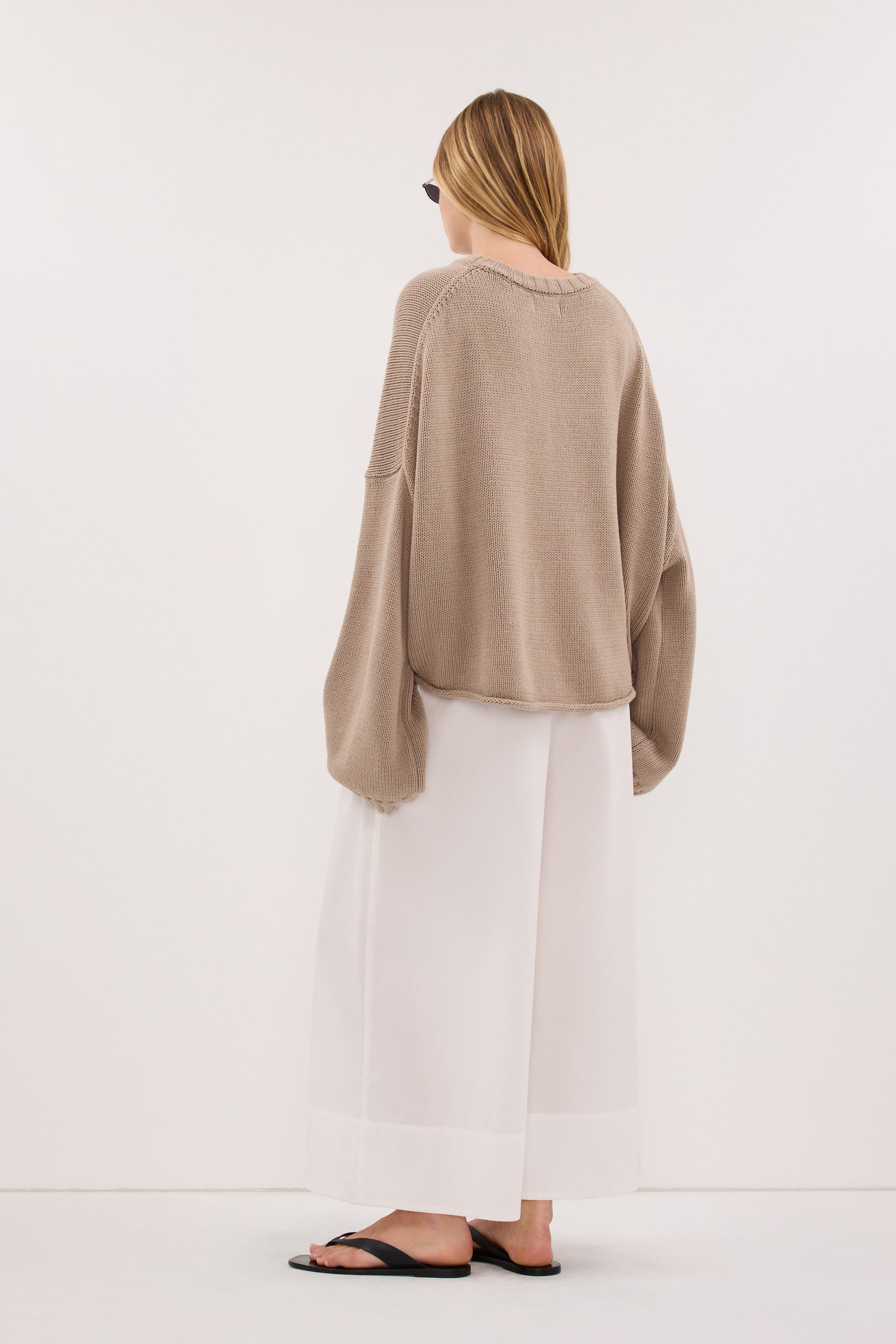 BAY TAUPE KNIT JUMPER