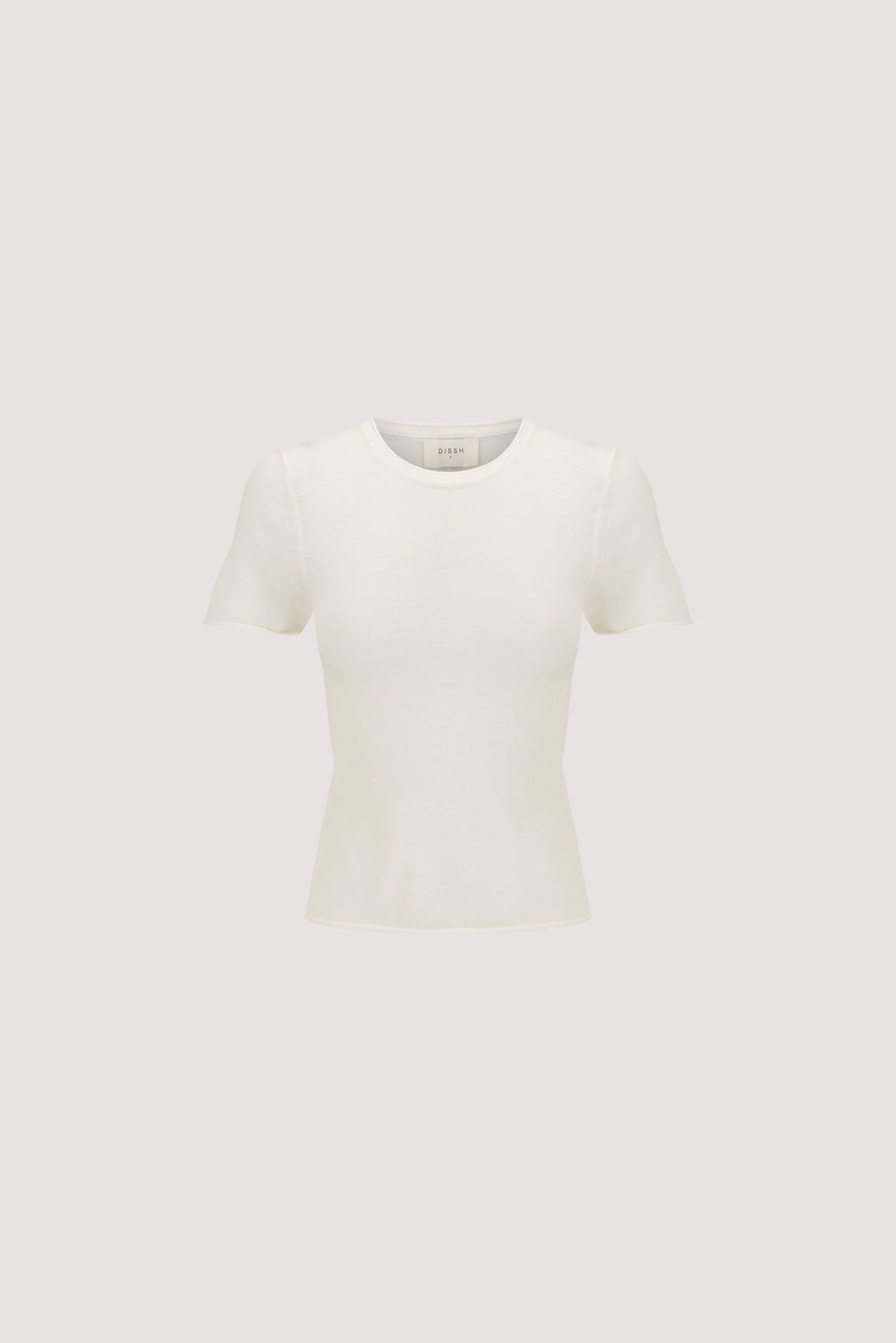 DUKE OFF WHITE MERINO KNIT BABY TEE