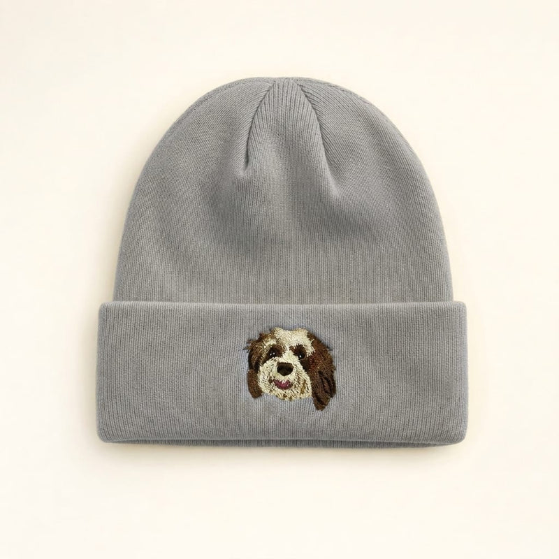 Custom Pet Embroidered Icon Stitch Beanie