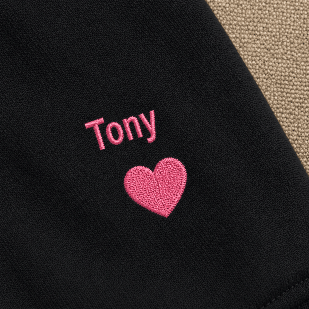 Custom Pet Embroidered Icon Stitch Crewneck Sweatshirt