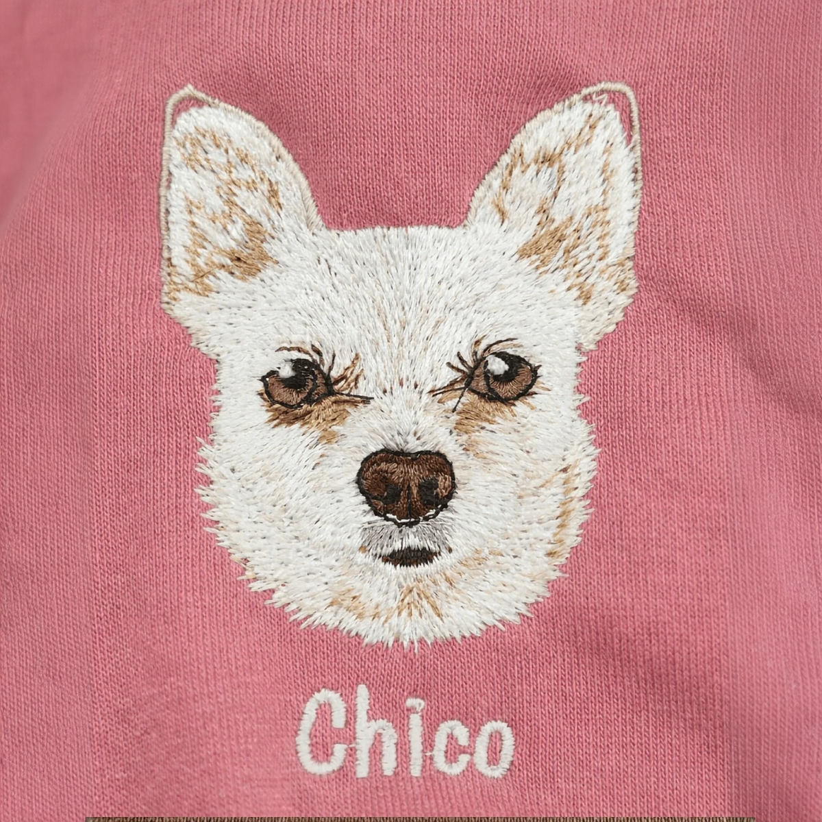 Custom Pet Embroidered Icon Stitch Crewneck Sweatshirt