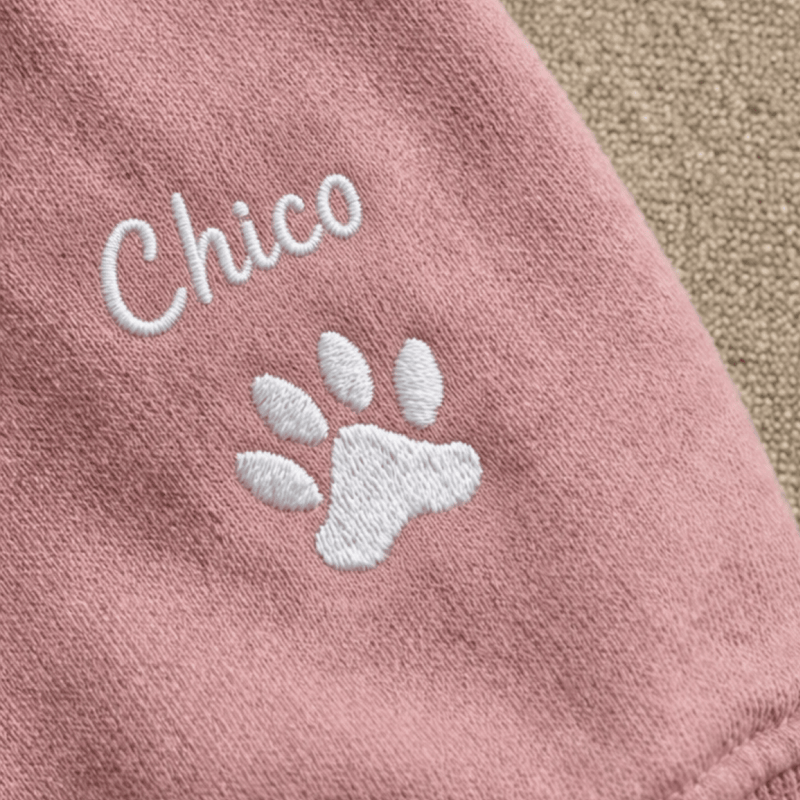 Custom Pet Embroidered Icon Stitch Crewneck Sweatshirt