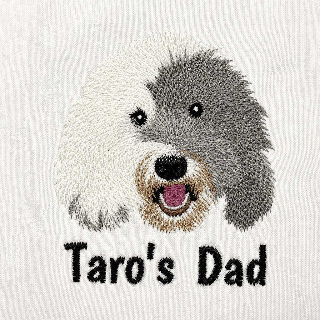 Custom Pet Embroidered Icon Stitch Crewneck Sweatshirt